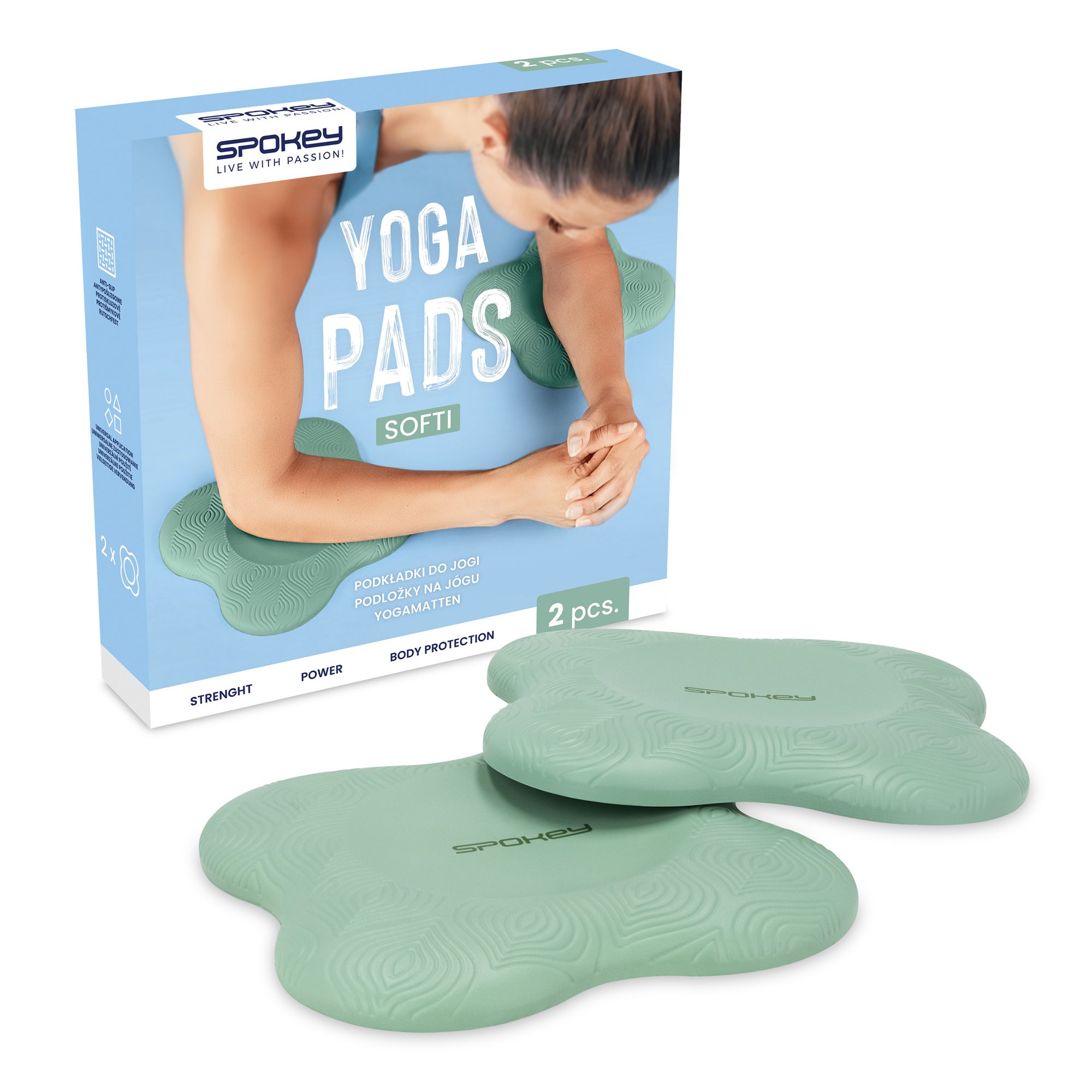 Spokey SOFTI Yoga Pads voor Knieën, Ellebogen en Polsen Spokey SOFTI Yoga Pads voor Knieën, Ellebogen en Polsen