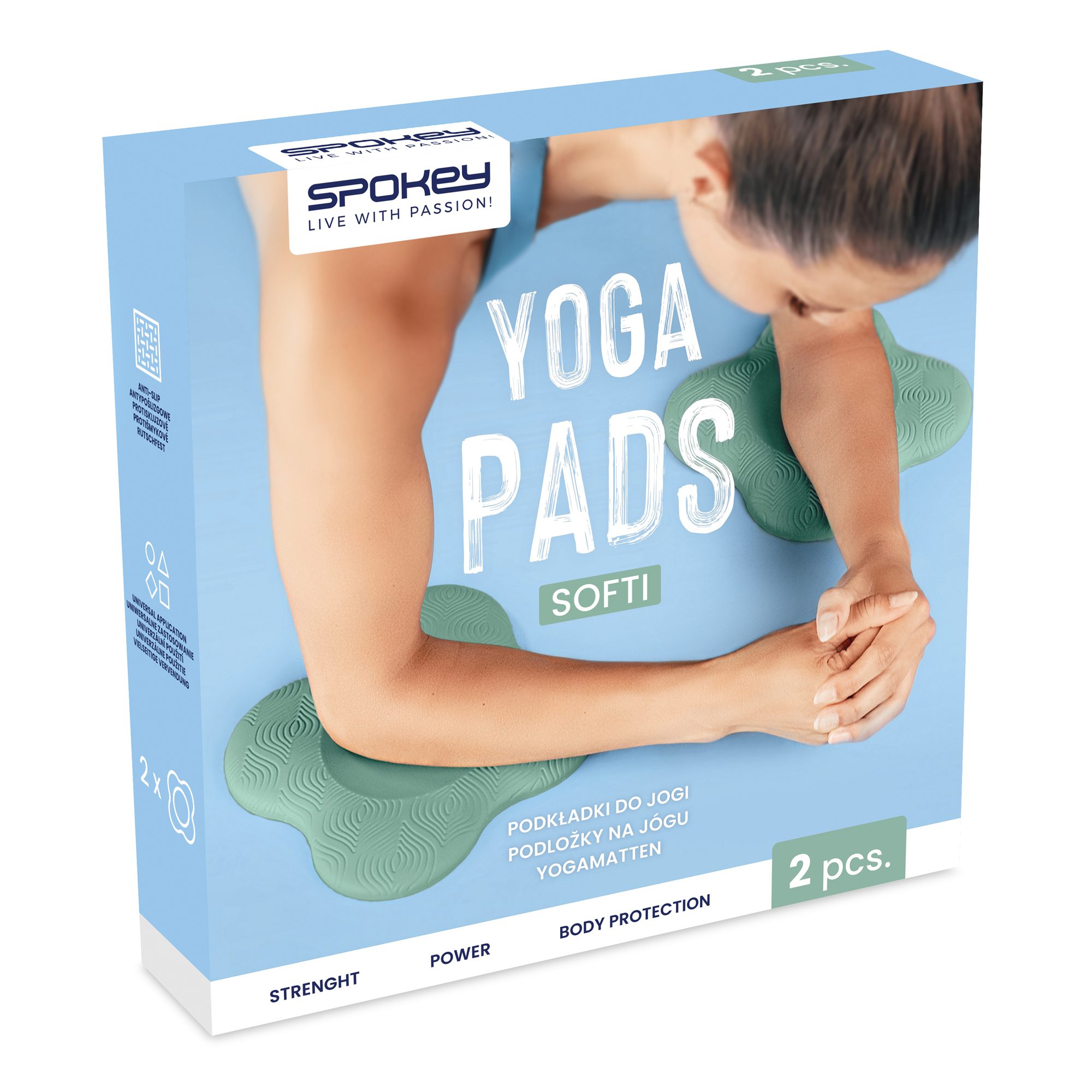 Spokey SOFTI Yoga Pads voor Knieën, Ellebogen en Polsen Spokey SOFTI Yoga Pads voor Knieën, Ellebogen en Polsen