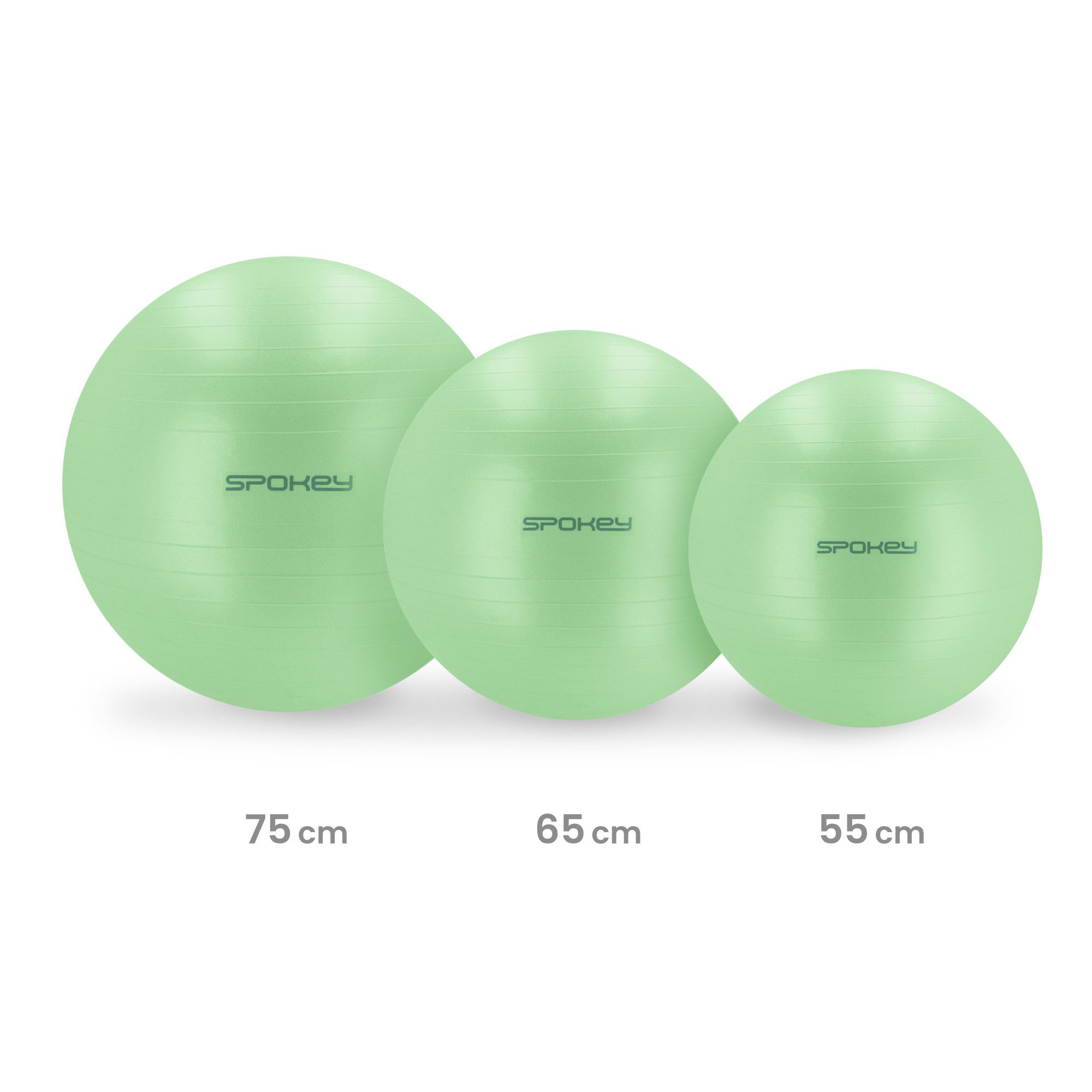 Spokey Fitball Gymbal Met Pomp 55 65 75 Cm Groen Spokey Fitball Gymbal Met Pomp 55 65 75 Cm Groen