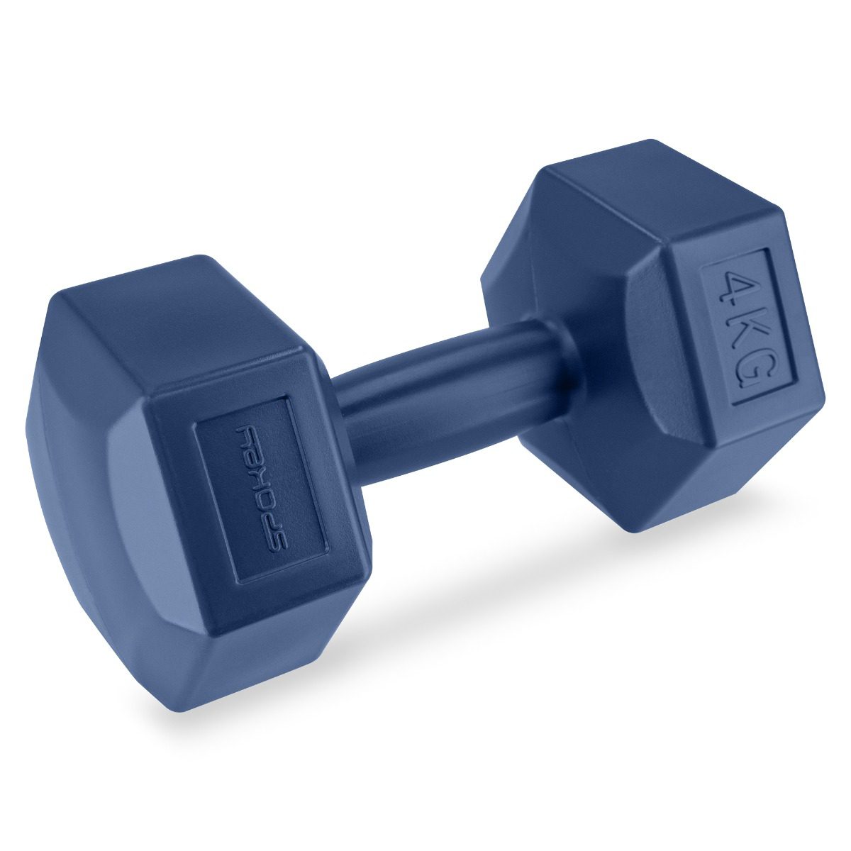 Spokey Monster Hexagonale Dumbbells 2x 4 kg Blauw Spokey Monster Hexagonale Dumbbells 2x 4 kg Blauw