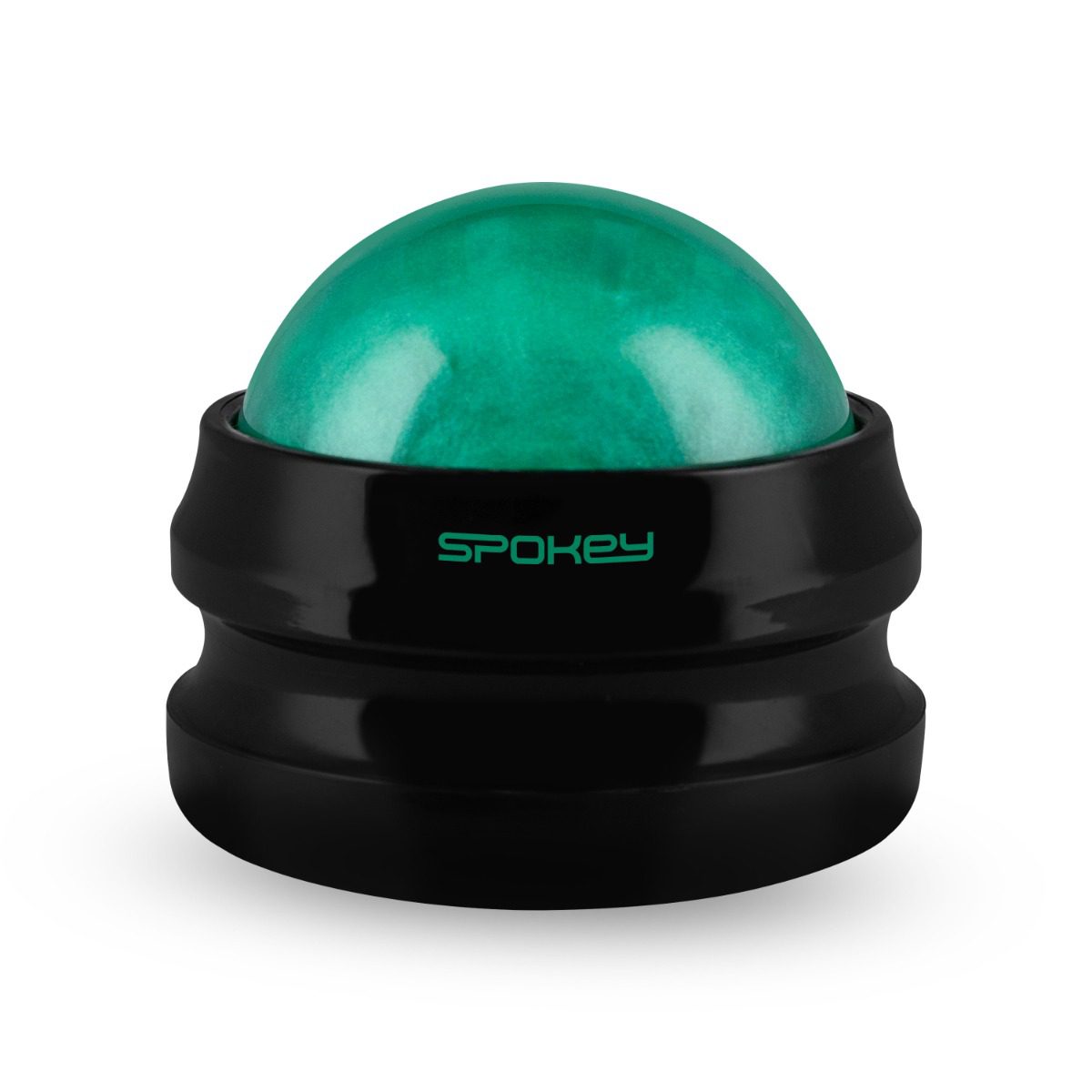 Spokey GLOB massagebal zwart 360° met antislip handvat Spokey GLOB massagebal zwart 360° met antislip handvat