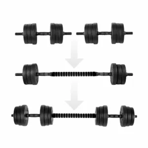 Spokey verstelbare dumbbells 2x10 kg met connector