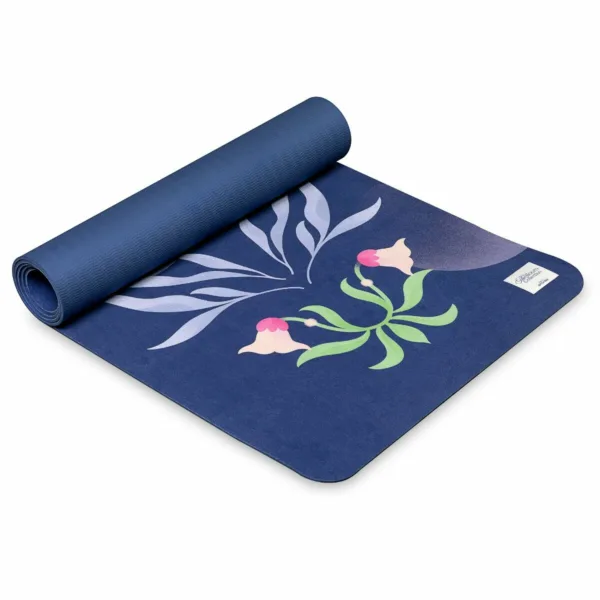 Spokey universele yogamat 183 x 61 cm paars print