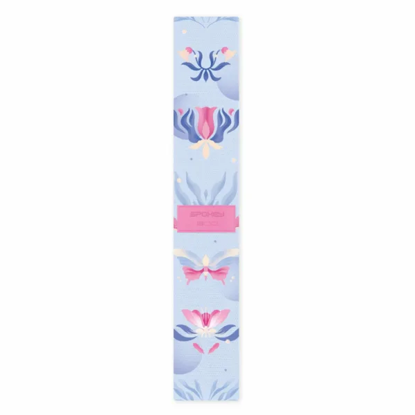 Spokey Bloom Weerstandsband Blauw Roze 32x5 cm 20 kg