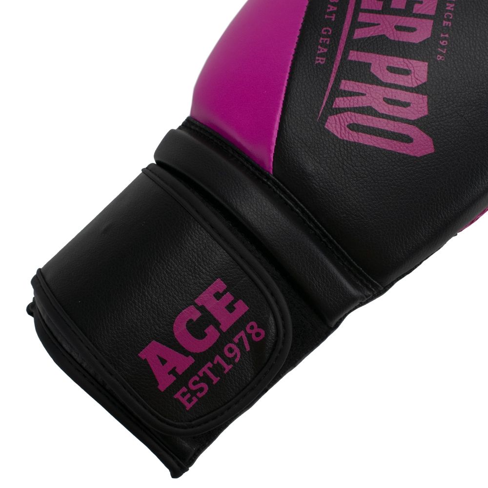 Super Pro Combat Gear Bokshandschoen - Ace - Roze / Zwart Super Pro Combat Gear Bokshandschoen - Ace - Roze / Zwart