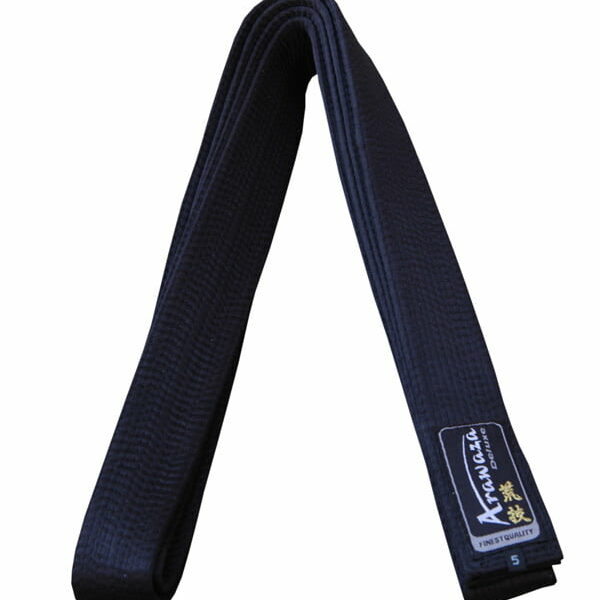 Arawaza Karateband - Deluxe katoen 1 3/4” - Zwart (RBEBDC175)