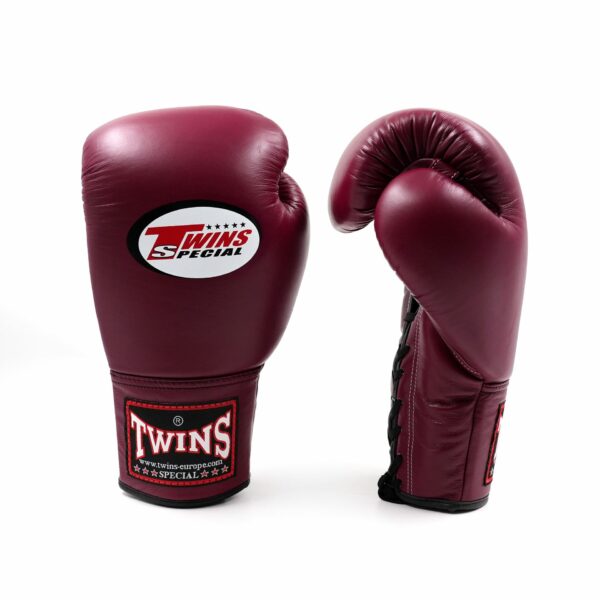 Twins Special Maroon Lace-Up Bokshandschoenen (BGLL 1MAROON) Twins Special Maroon Lace-Up Bokshandschoenen (BGLL 1MAROON)
