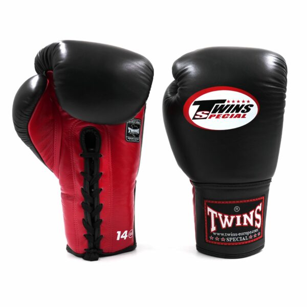 Twins Special Lace Up Bokshandschoenen Rood Zwart (BGLL 1RDBK) Twins Special Lace Up Bokshandschoenen Rood Zwart (BGLL 1RDBK)