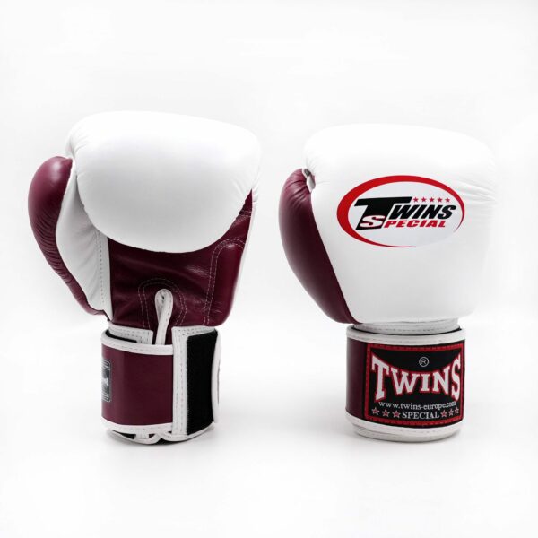 Twins Special Kickbokshandschoenen BGVL 3 (BGVL 3 2TMAROONWHITE) Twins Special Kickbokshandschoenen BGVL 3 (BGVL 3 2TMAROONWHITE)