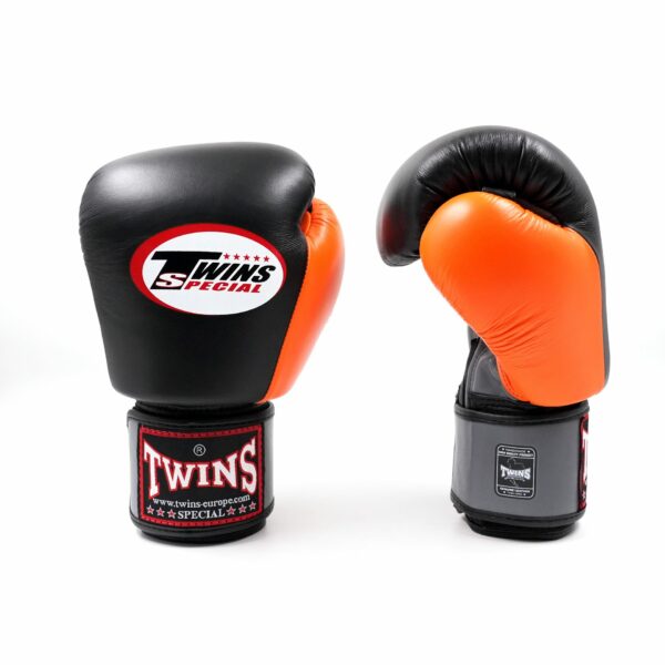Twins Special Air-Flow Bokshandschoenen (BGVL 3 Air Black Orange Grey) Twins Special Air-Flow Bokshandschoenen (BGVL 3 Air Black Orange Grey)