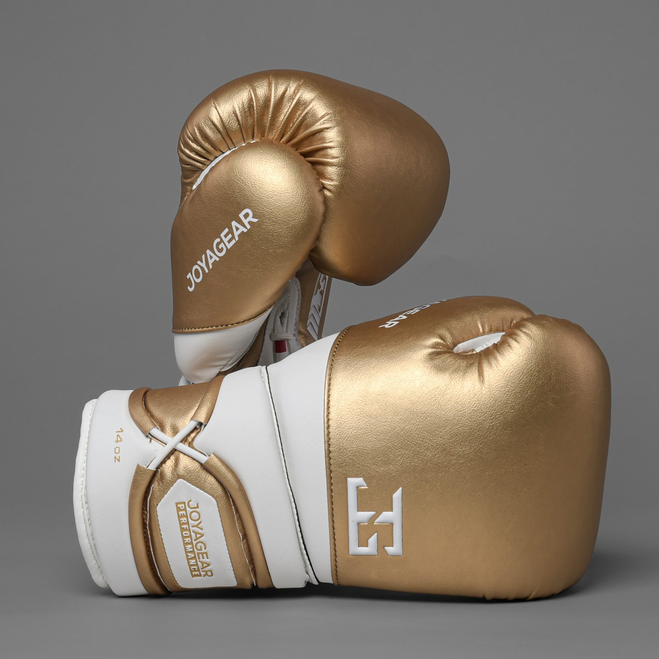 Joya Performance V2 Veters Bokshandschoenen Wit Goud Joya Performance V2 Veters Bokshandschoenen Wit Goud