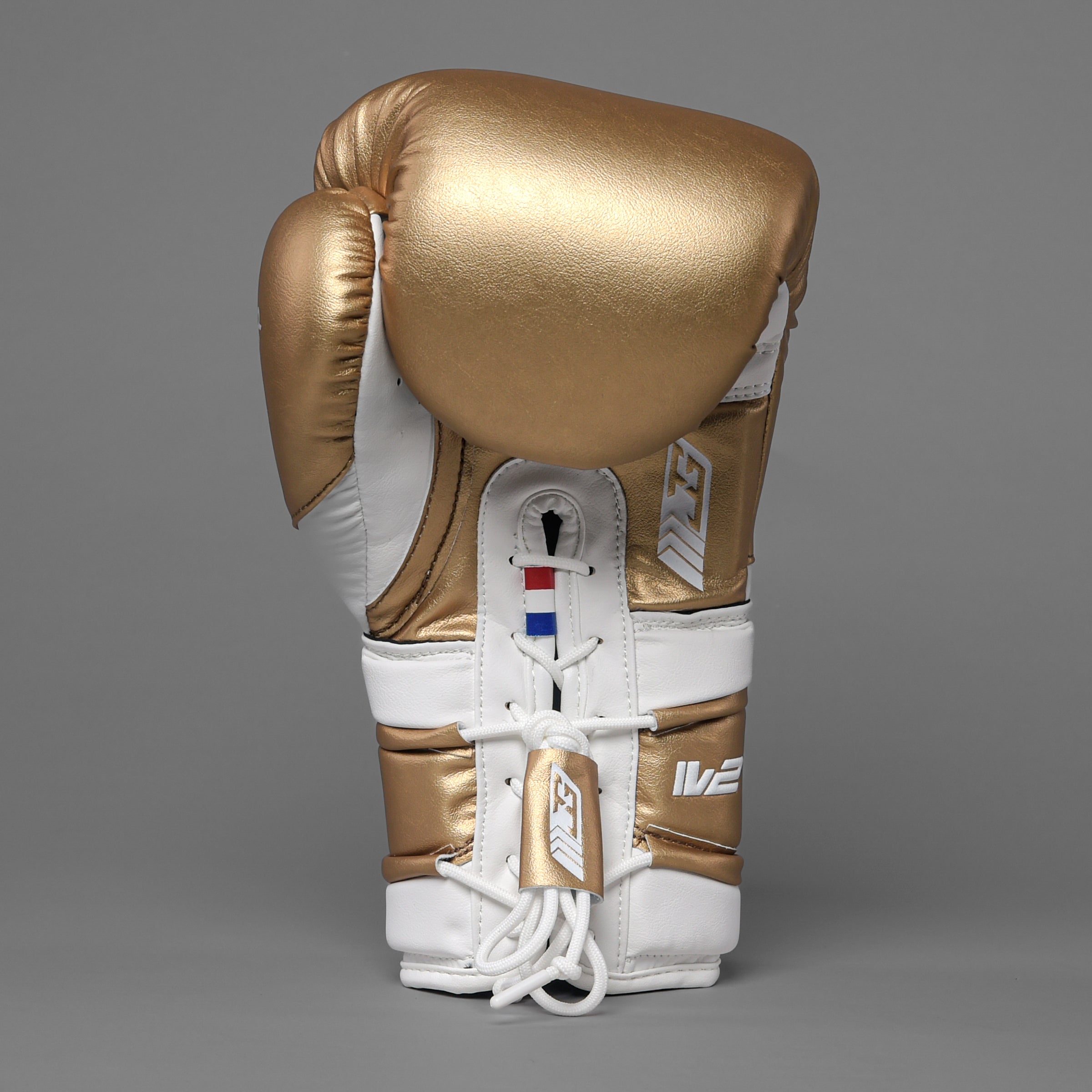Joya Performance V2 Veters Bokshandschoenen Wit Goud Joya Performance V2 Veters Bokshandschoenen Wit Goud
