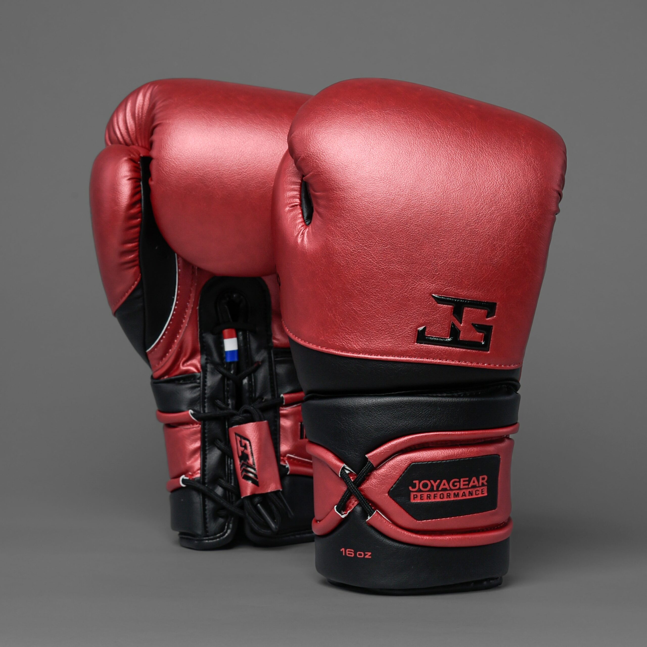 Joya Performance V2 Veters Bokshandschoenen Rood Zwart Joya Performance V2 Veters Bokshandschoenen Rood Zwart