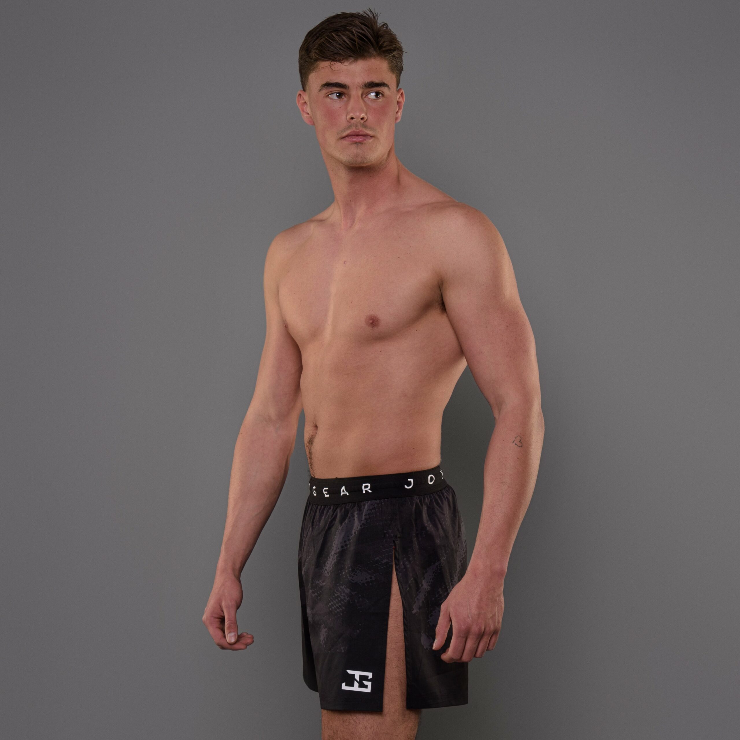 Joya Gear Elite High Split MMA Short Zwart Joya Gear Elite High Split MMA Short Zwart