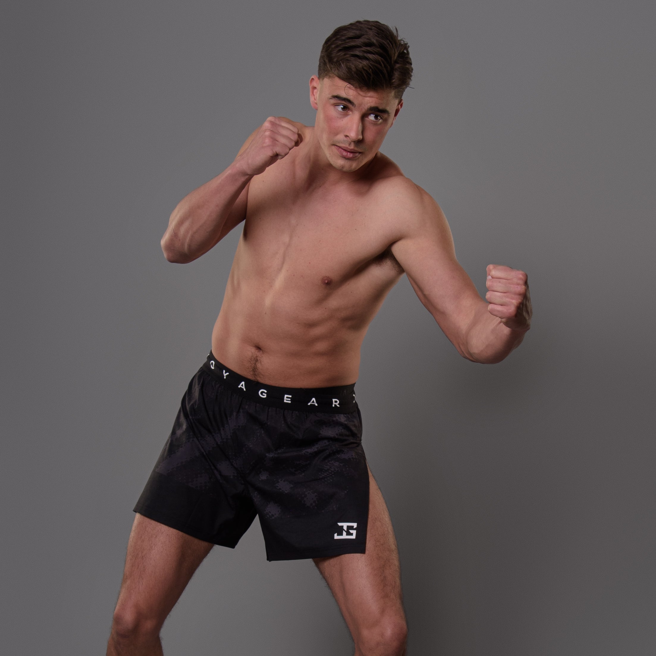 Joya Gear Elite High Split MMA Short Zwart Joya Gear Elite High Split MMA Short Zwart