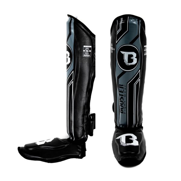 Booster V9 Scheenbeschermers Zwart Grijs (BSG V9 BLACK GREY)