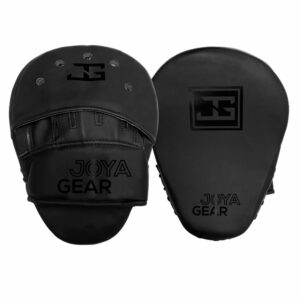 Joya Proline Focus Mitts Metal Pro Curve PU Paar Zwart Rood Wit Joya Proline Focus Mitts Metal Pro Curve PU Paar Zwart Rood Wit