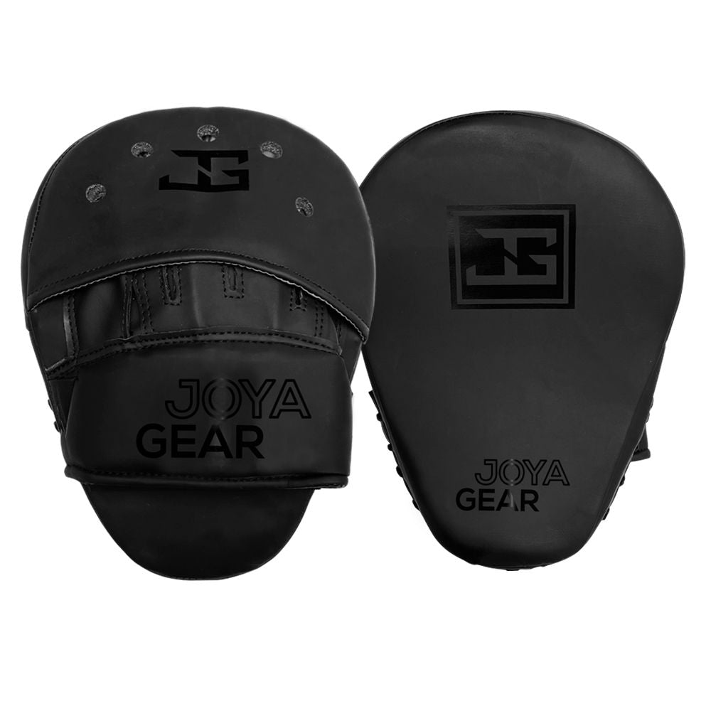Joya Proline Focus Mitts Metal Pro Curve PU Paar Zwart Rood Wit Joya Proline Focus Mitts Metal Pro Curve PU Paar Zwart Rood Wit