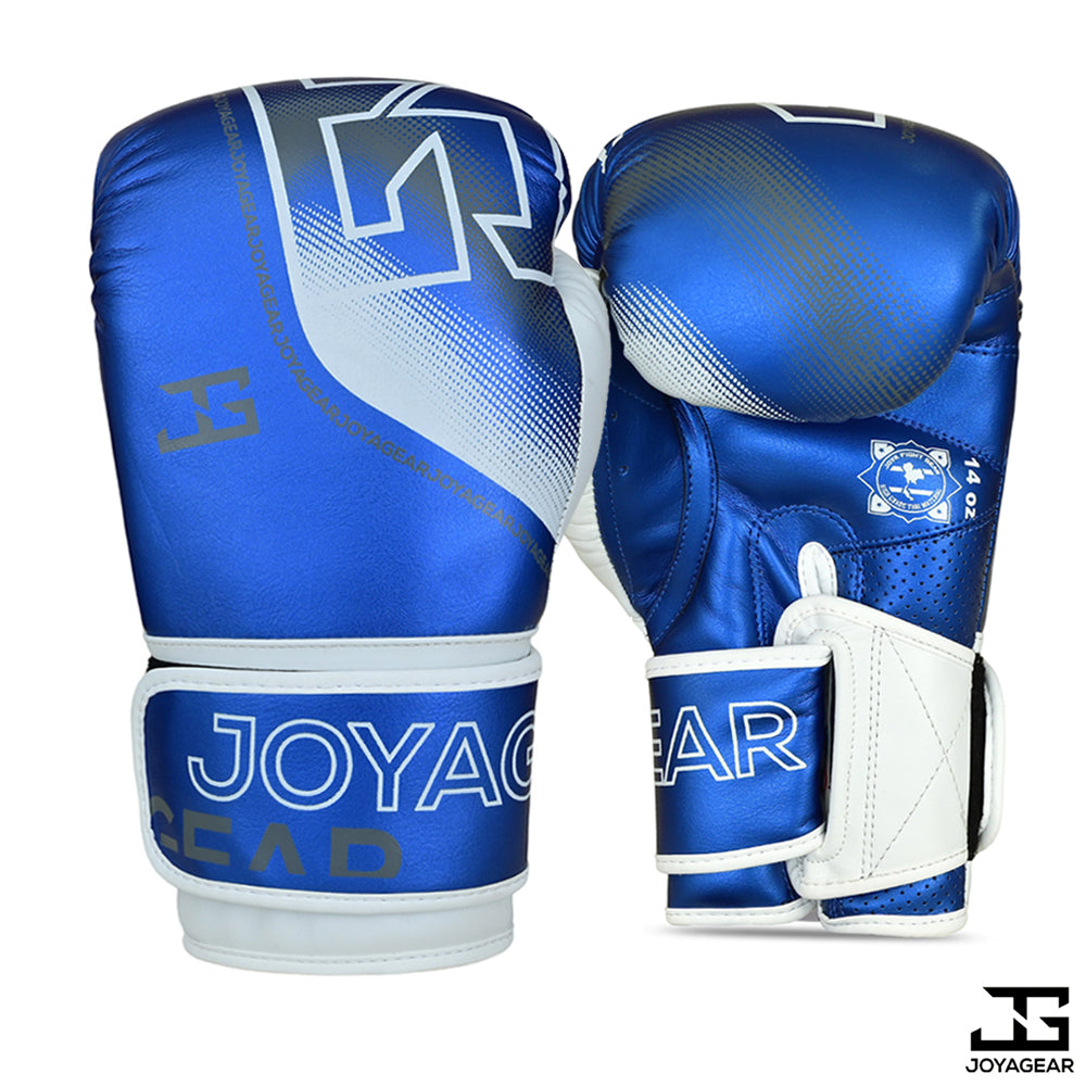 Joya Evolution bokshandschoenen blauw wit Joya Evolution bokshandschoenen blauw wit