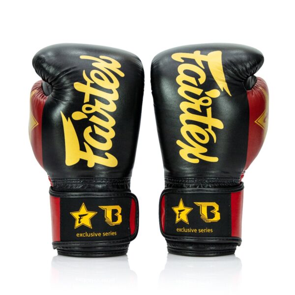 Fairtex Booster Bokshandschoenen (FXB BG V2 BK RD GD)