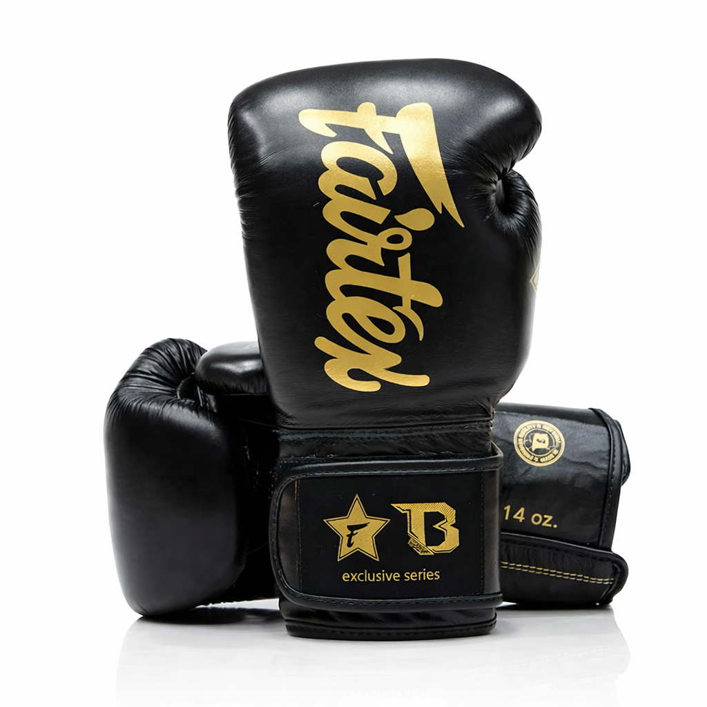 Fairtex Booster Bokshandschoenen Zwart Goud (FXB BG V2 BLACK GOLD) Fairtex Booster Bokshandschoenen Zwart Goud (FXB BG V2 BLACK GOLD)