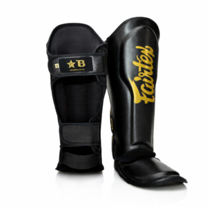 Fairtex X Booster Scheenbeschermers Black Gold (FXB SG BLACK GOLD) Fairtex X Booster Scheenbeschermers Black Gold (FXB SG BLACK GOLD)