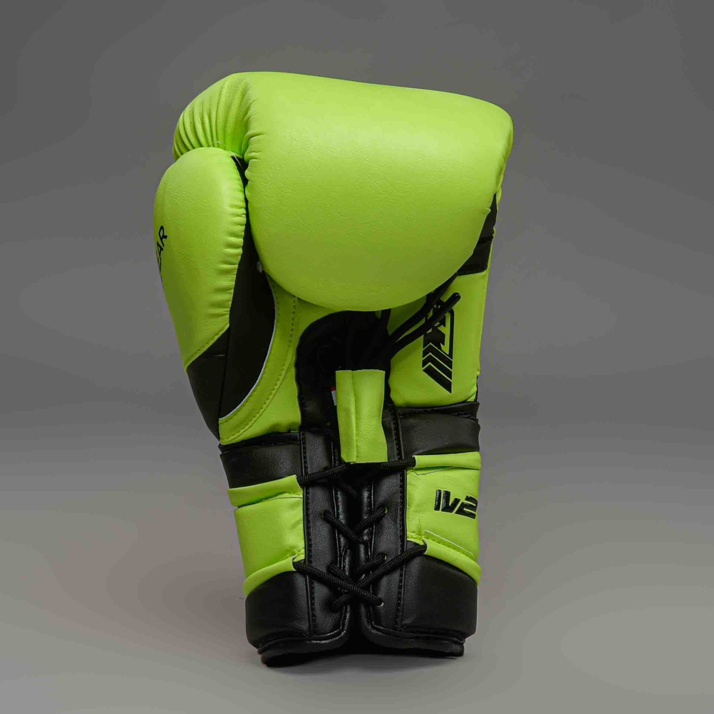 Joya Performance V2 Veters Bokshandschoenen Limoengroen Zwart Joya Performance V2 Veters Bokshandschoenen Limoengroen Zwart