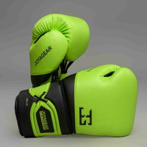 Joya Performance V2 Veters Bokshandschoenen Limoengroen Zwart