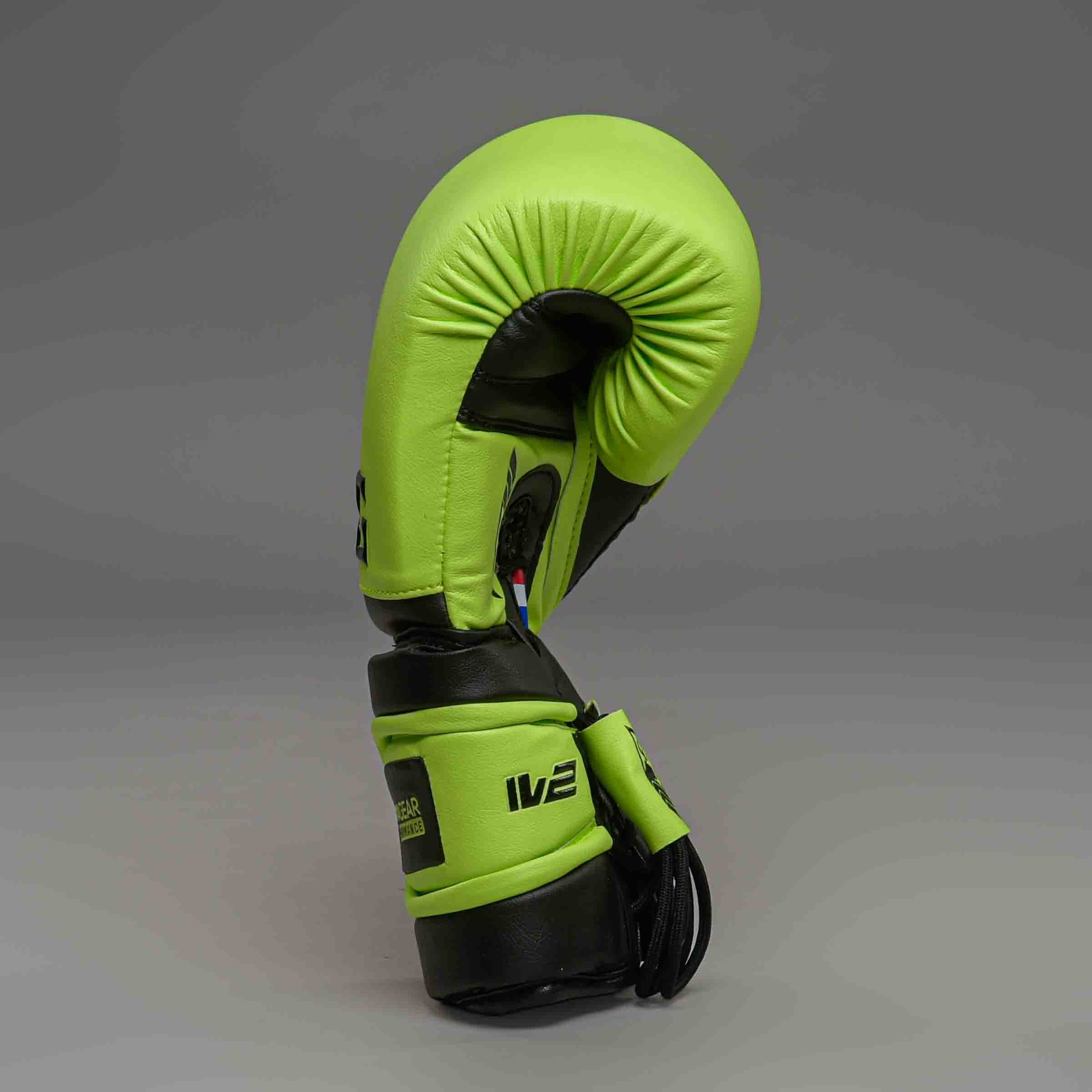 Joya Performance V2 Veters Bokshandschoenen Limoengroen Zwart Joya Performance V2 Veters Bokshandschoenen Limoengroen Zwart