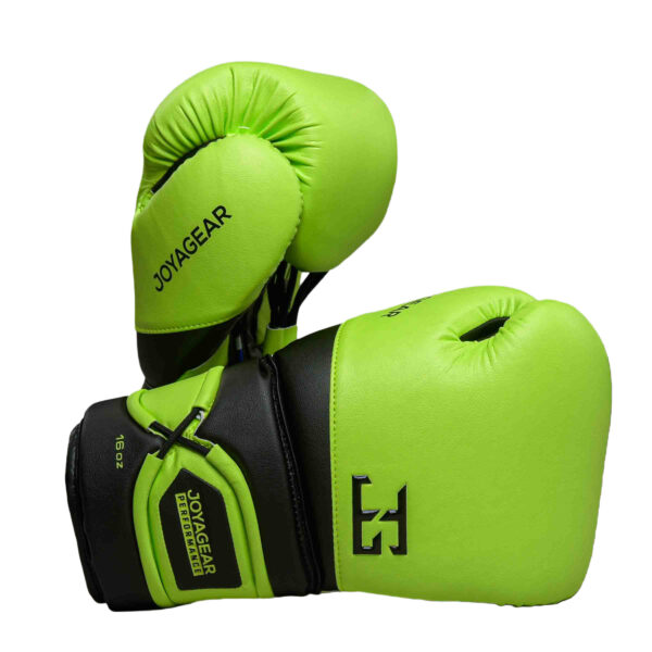 Joya Performance V2 Veters Bokshandschoenen Limoengroen Zwart Joya Performance V2 Veters Bokshandschoenen Limoengroen Zwart