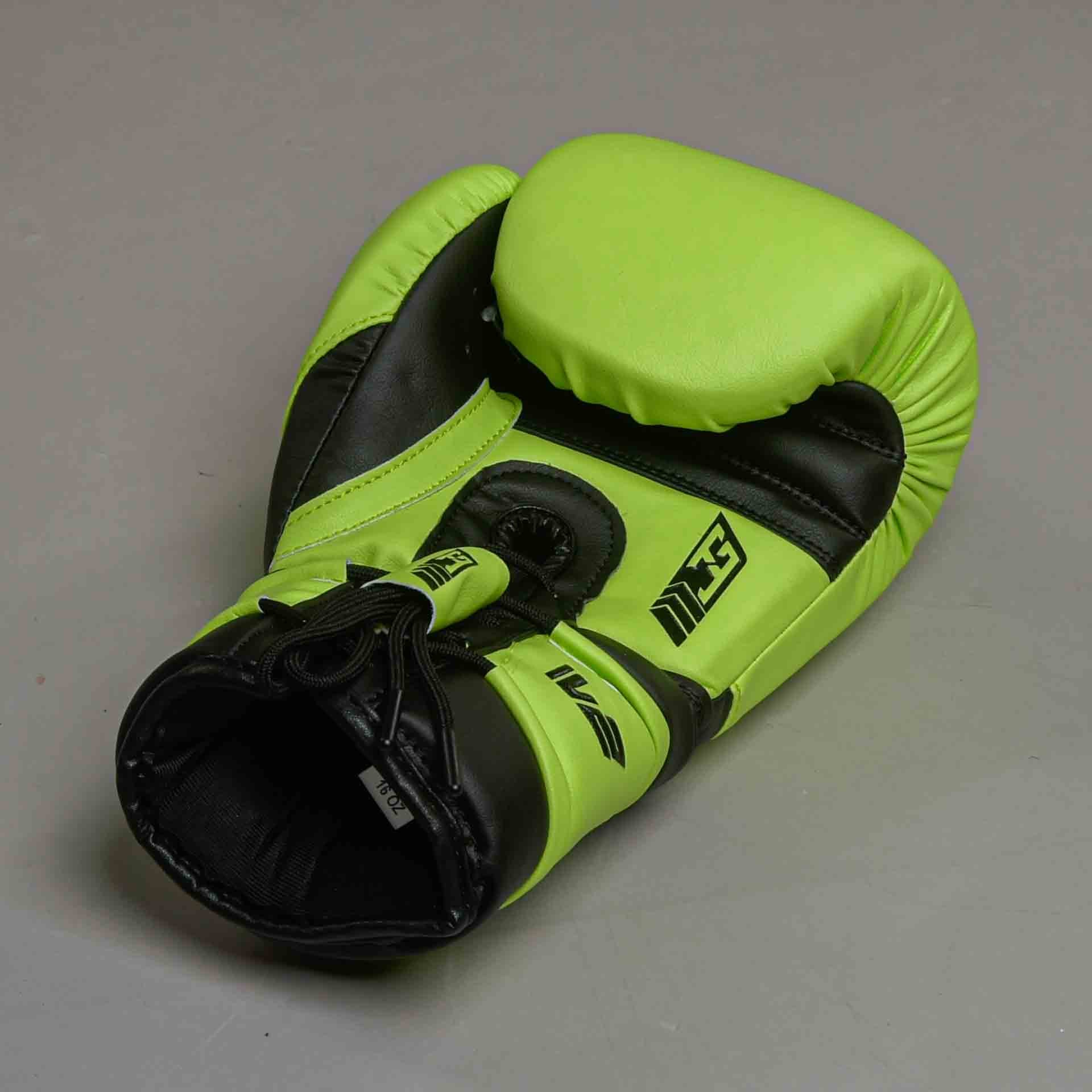 Joya Performance V2 Veters Bokshandschoenen Limoengroen Zwart Joya Performance V2 Veters Bokshandschoenen Limoengroen Zwart