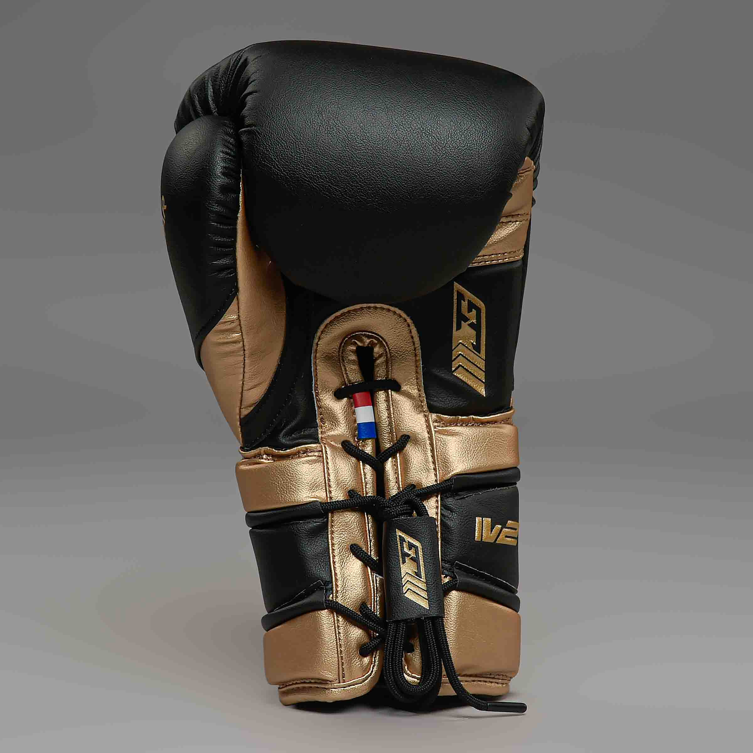 Joya Performance V2 Veters Bokshandschoenen Zwart Goud Joya Performance V2 Veters Bokshandschoenen Zwart Goud
