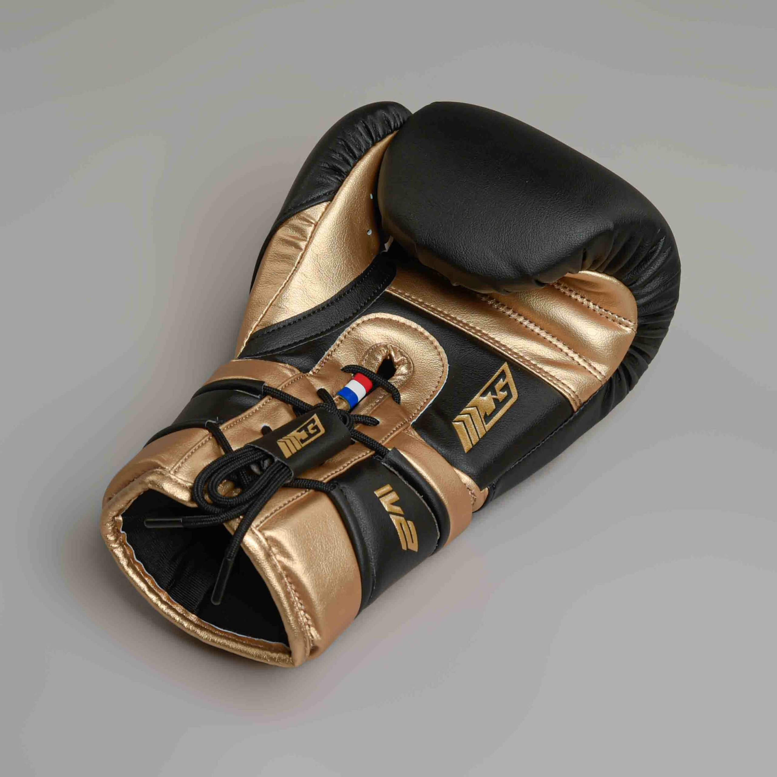 Joya Performance V2 Veters Bokshandschoenen Zwart Goud Joya Performance V2 Veters Bokshandschoenen Zwart Goud