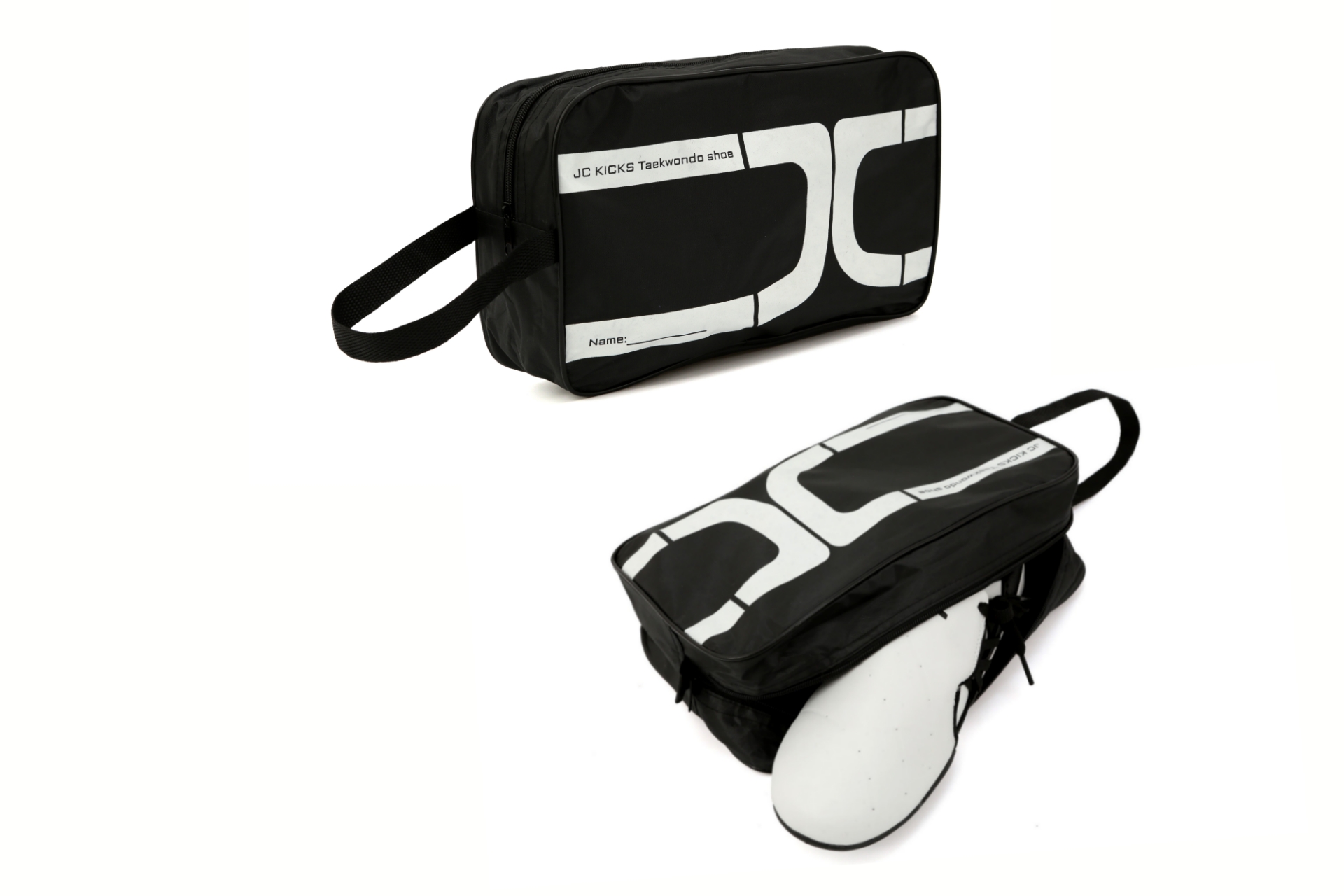 JCalicu Taekwondoschoen - Kicks III - wit met zwarte zool (JC-9001) - Afbeelding 7