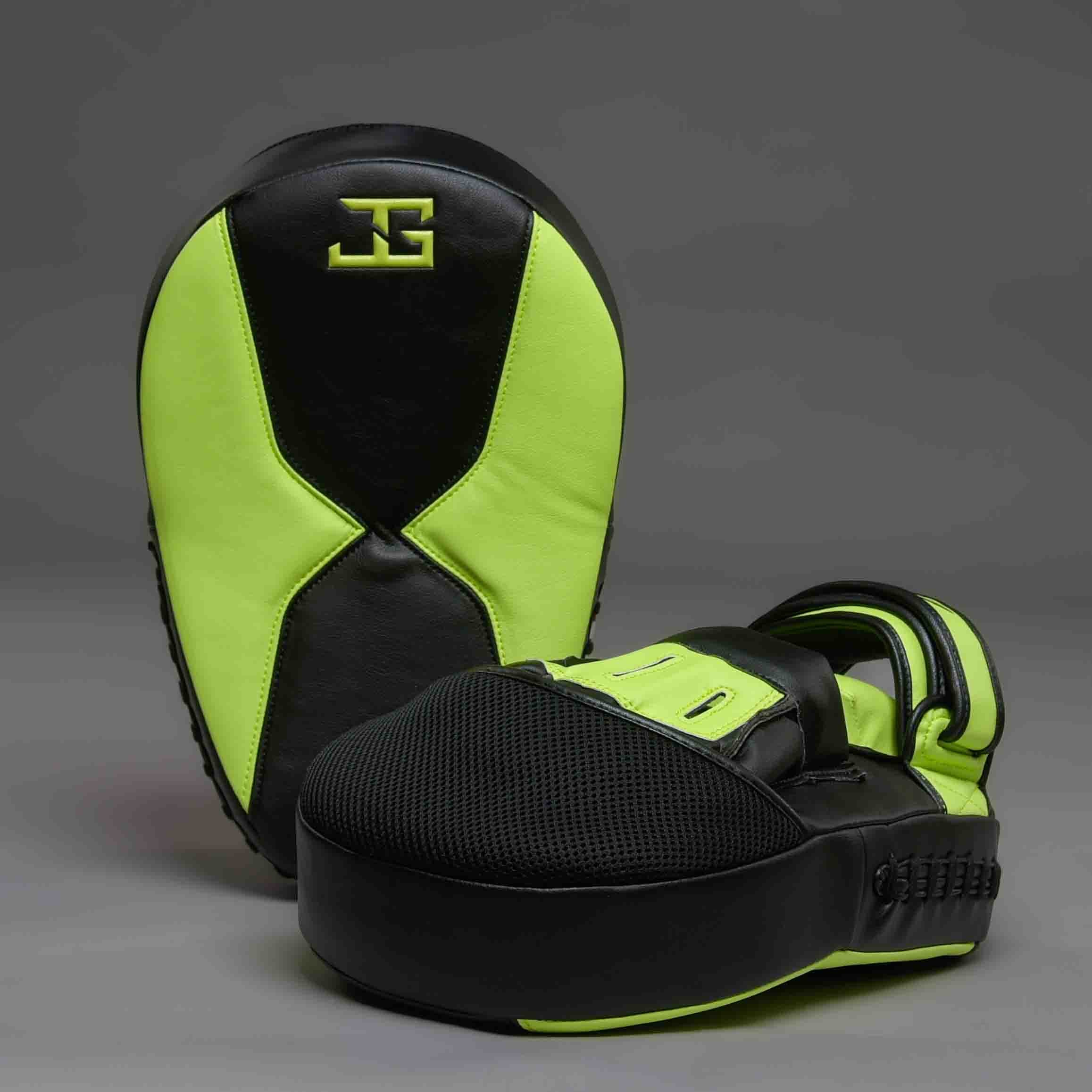 Joya Performance Focus Pads FM100 zwart limoengroen Joya Performance Focus Pads FM100 zwart limoengroen