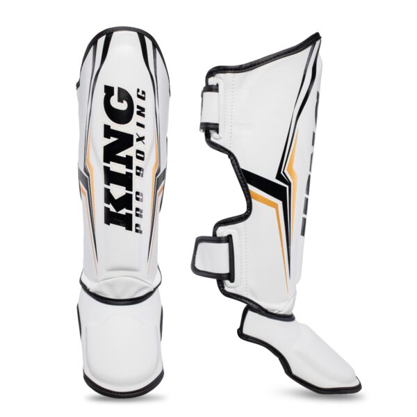 King Pro Boxing THOR Scheenbeschermers (KPB SGL THOR WH) King Pro Boxing THOR Scheenbeschermers (KPB SGL THOR WH)