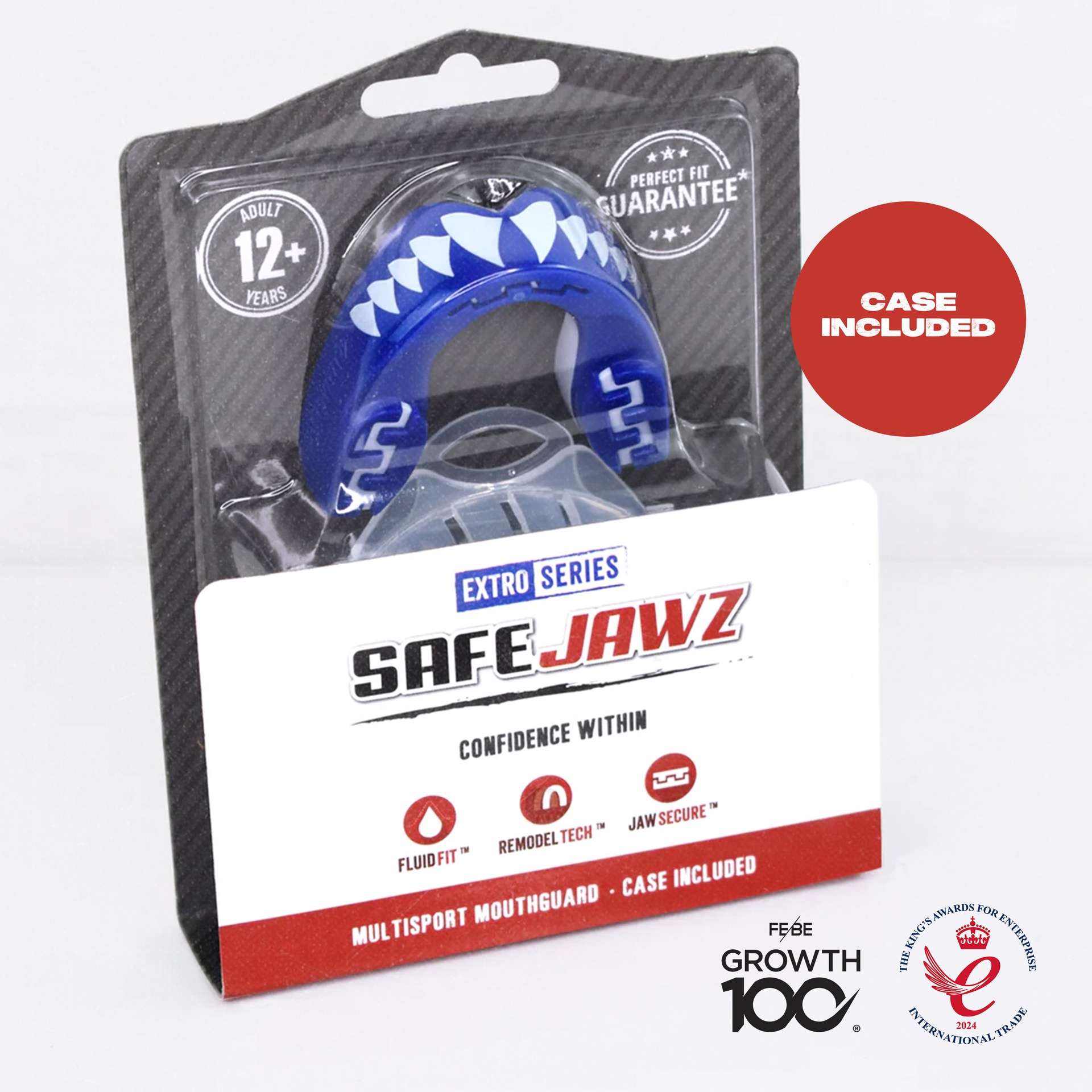 Safejawz Shark Gebitsbeschermer (SAFEJAWZ EXTRO SHARK) Safejawz Shark Gebitsbeschermer (SAFEJAWZ EXTRO SHARK)