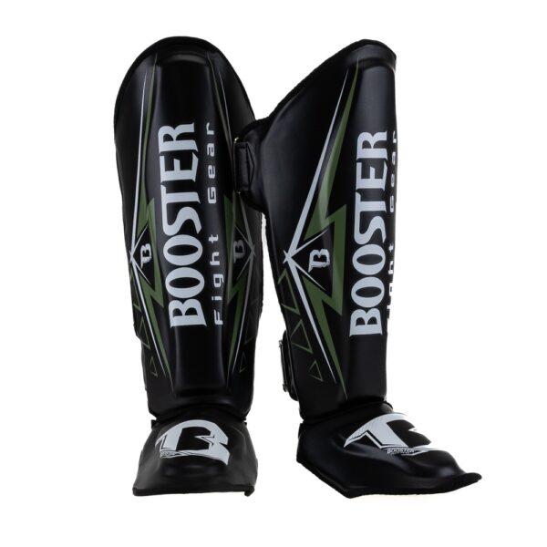 Booster Fightgear Warrior Series Scheenbeschermers (SG WAR BK MIL) Booster Fightgear Warrior Series Scheenbeschermers (SG WAR BK MIL)