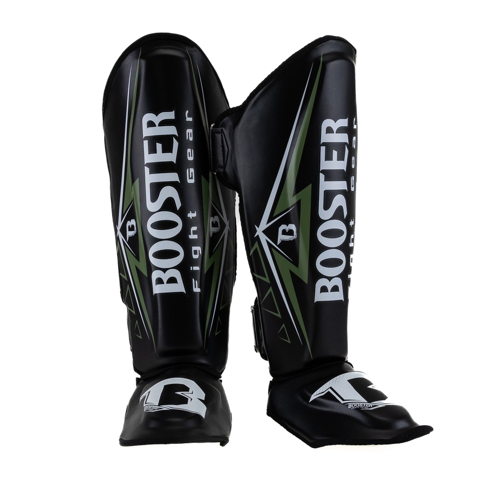 Booster Fightgear Warrior Series Scheenbeschermers (SG WAR BK MIL) Booster Fightgear Warrior Series Scheenbeschermers (SG WAR BK MIL)