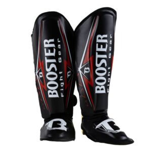 Booster Fightgear Warrior Series Scheenbeschermers (SG WAR BK RD) Booster Fightgear Warrior Series Scheenbeschermers (SG WAR BK RD)