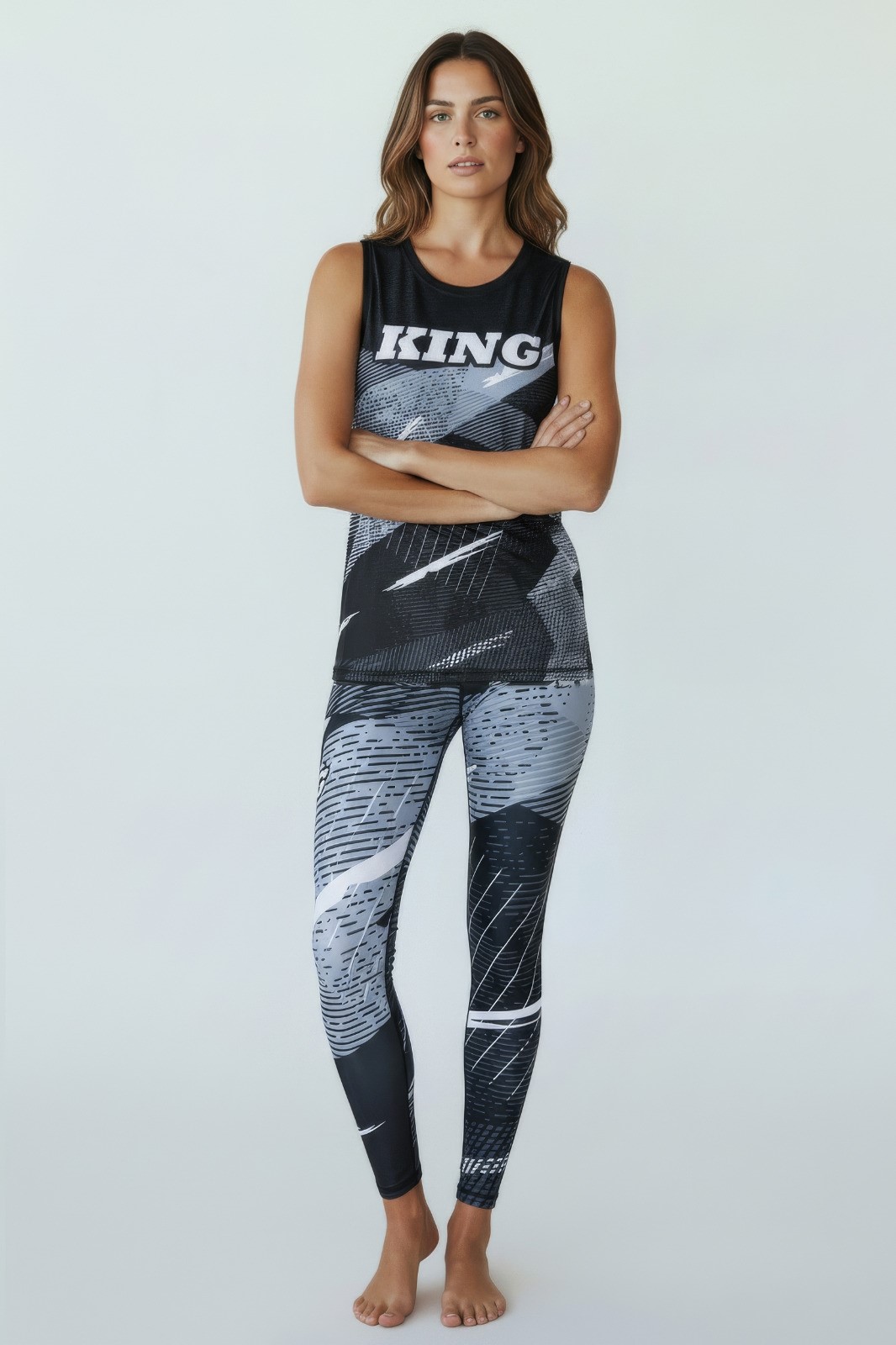 King Pro Boxing Dames Compressiespats Shadow (SHADOW 1 LADIES SPATS)