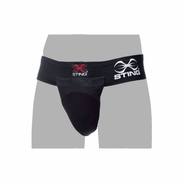 Sting Kruisbeschermer - Cotton Groin Guard - Zwart (S09CB)
