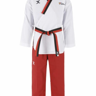JCalicu Taekwondopak - poomsae poom - wit / blauw (JC-T1090) JCalicu Taekwondopak - poomsae poom - wit / blauw (JC-T1090)