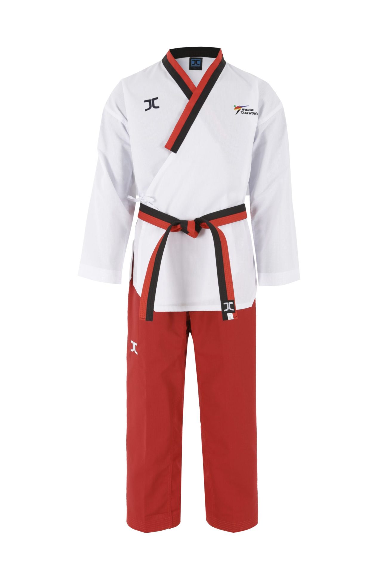 JCalicu Taekwondopak - poomsae poom - wit / blauw (JC-T1090) JCalicu Taekwondopak - poomsae poom - wit / blauw (JC-T1090)
