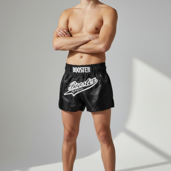 Booster Fight Gear Kickboksbroekje Slugger Black (TBT SLUGGER BLACK) Booster Fight Gear Kickboksbroekje Slugger Black (TBT SLUGGER BLACK)