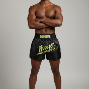 Booster Kickboksbroekje Thunder Black Yellow (TBT THUNDER BK YE)