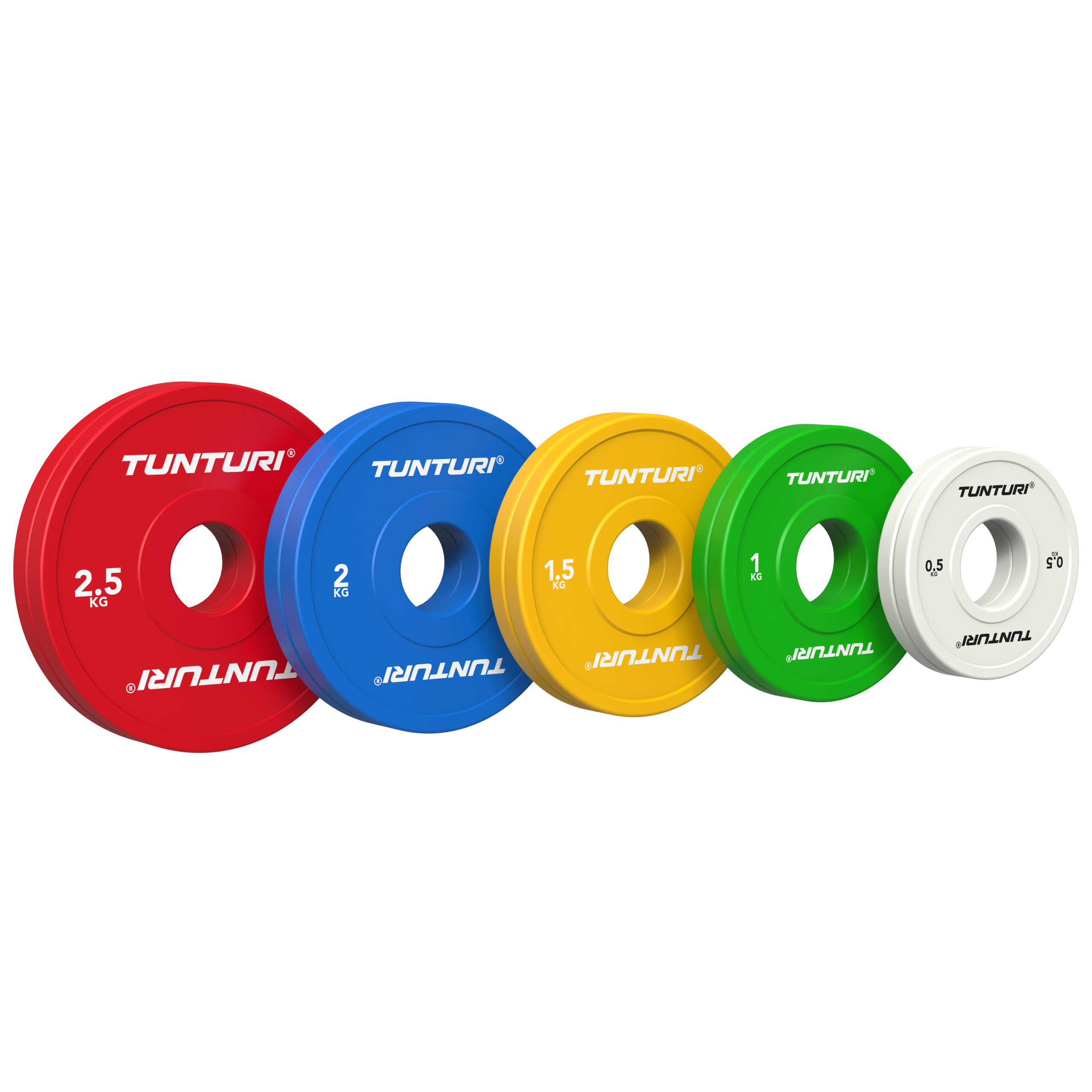 Tunturi Halterschijf - Platinum Fractional Plate 15kg - Wit