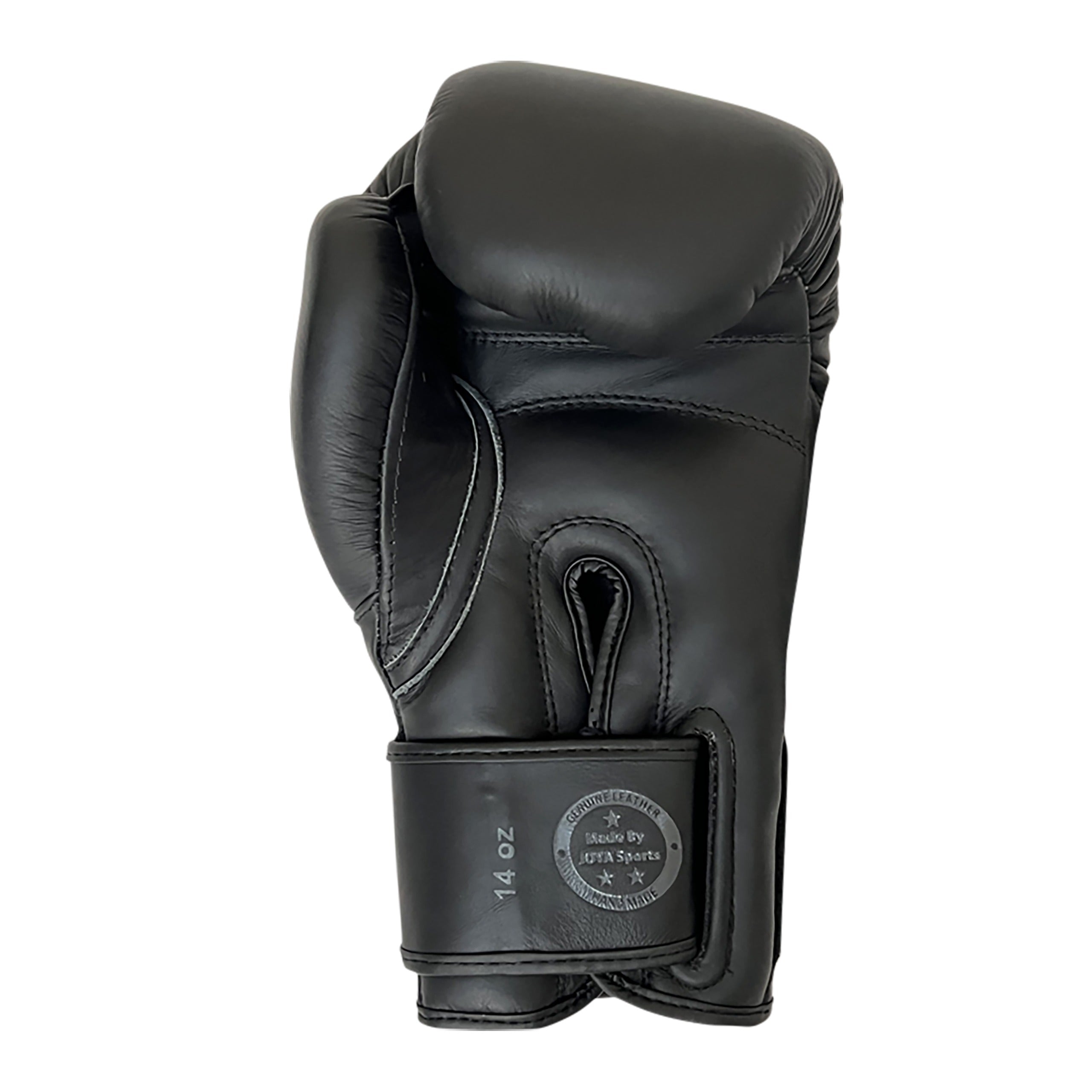 Joya Falcon Kickbokshandschoenen Leer Black Black Joya Falcon Kickbokshandschoenen Leer Black Black