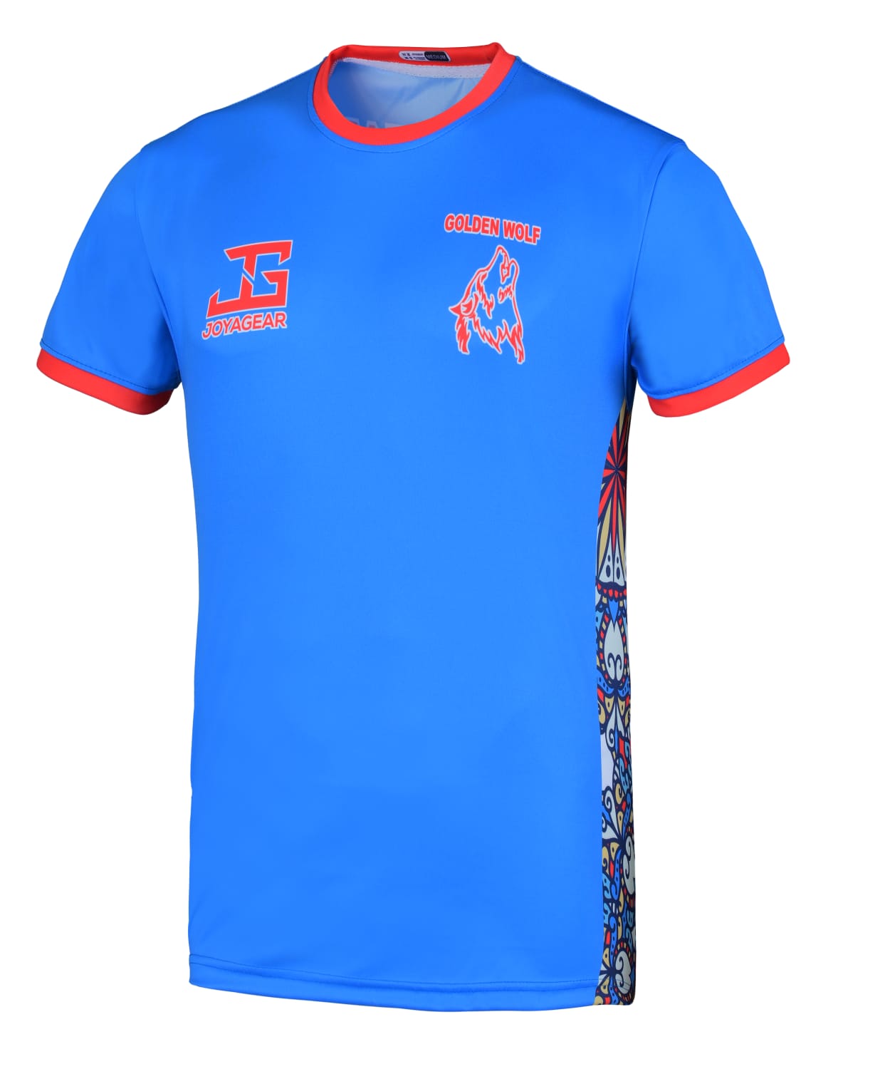 Joya Golden Wolf Dryfit Shirt Blauw Joya Golden Wolf Dryfit Shirt Blauw