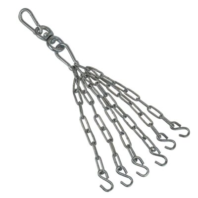 Sportief Boxing Gear Bokszakketting - 6 Punt ketting met swivel - Zilver Sportief Boxing Gear Bokszakketting - 6 Punt ketting met swivel - Zilver